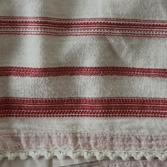 POLO Ralph Lauren Striped Red and White Women's Cotton Shorts Size Petite Small - Picture 9 of 14